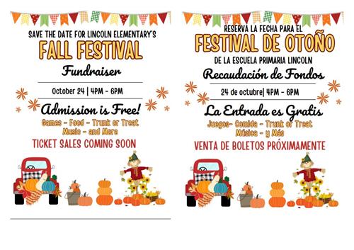 Fall festival date, activities, time